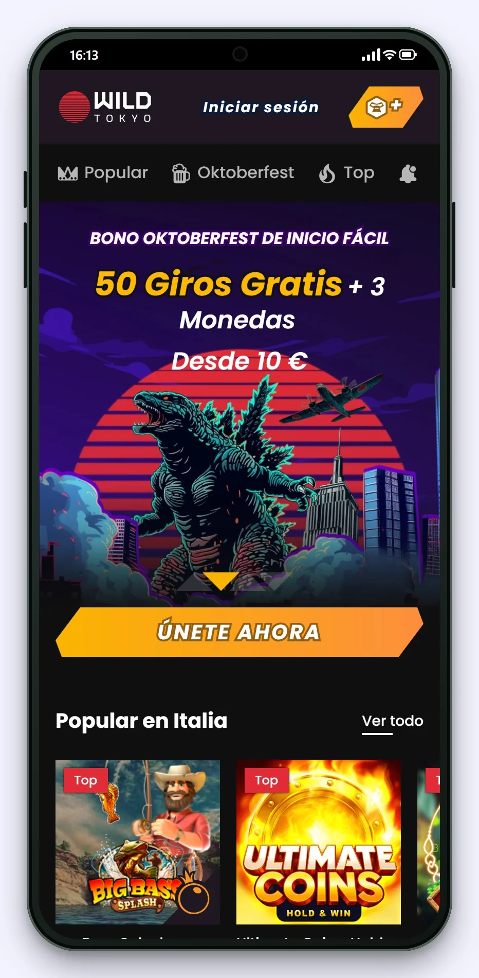 casinos online curazao: la página principal del casino Wild Tokyo